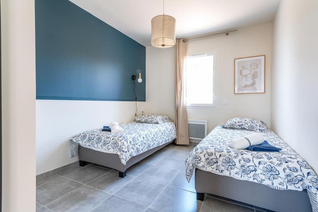 ☆ Blue Provençal Appartement ☆ Morieres-les-Avignon Exterior foto